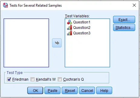 Test-variables-in-spss- friedman-test