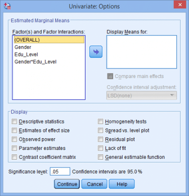 tow-way-ANOVA-Univariate-options