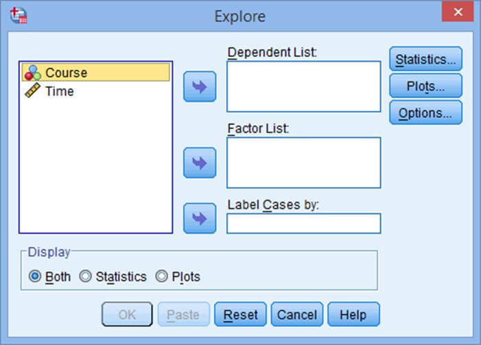 Explore-in-SPSS